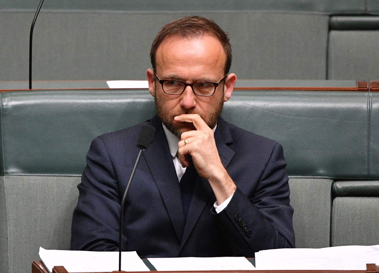 Adam Bandt in Parliament.