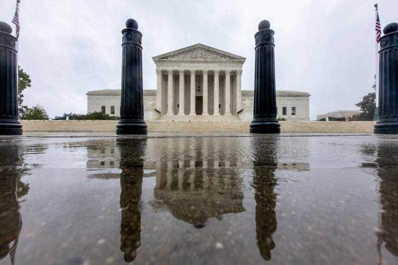 The Supreme Court is seen in Washington, Sunday, Sept. 23, 2018.