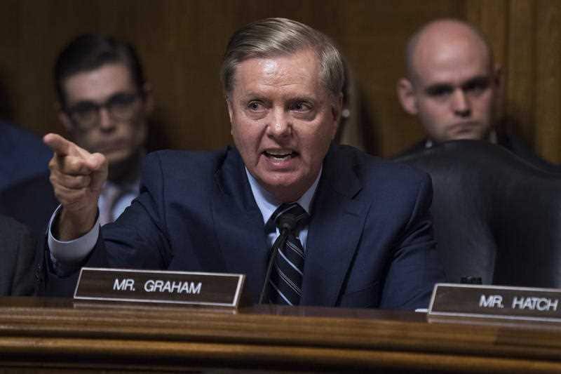 File photo, Senator Lindsey Graham