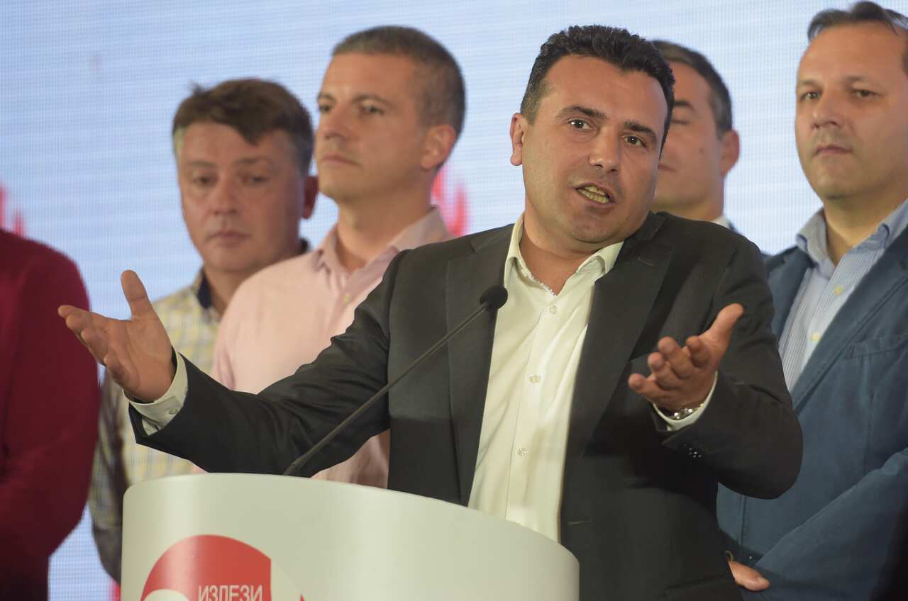 "A historic day": Macedonian Prime Minister Zoran Zaev.