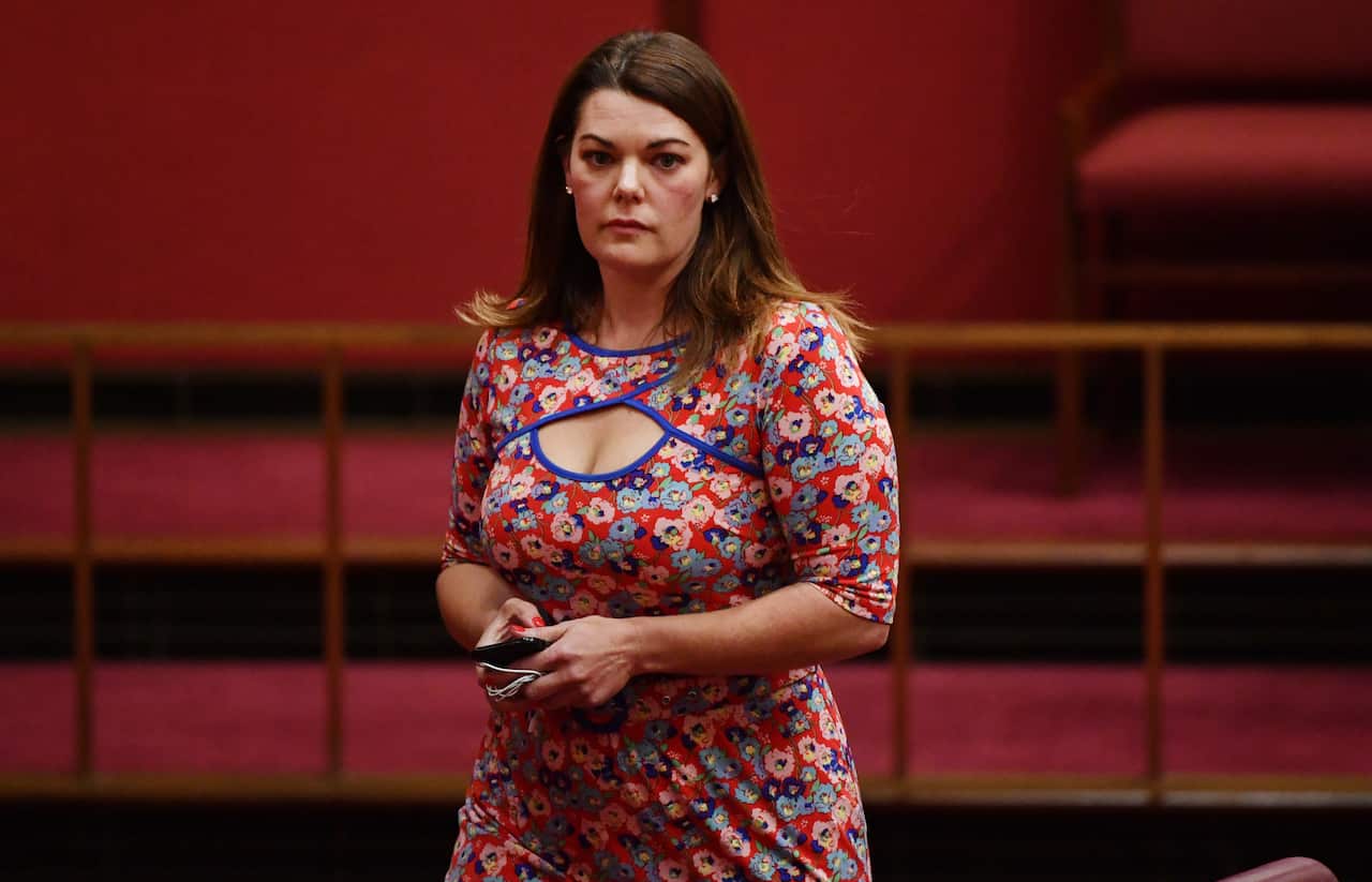 Greens Senator Sarah Hanson-Young.