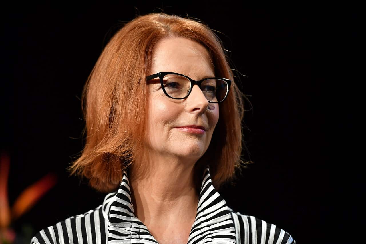Former Australian prime minister Julia Gillard in Sydney.