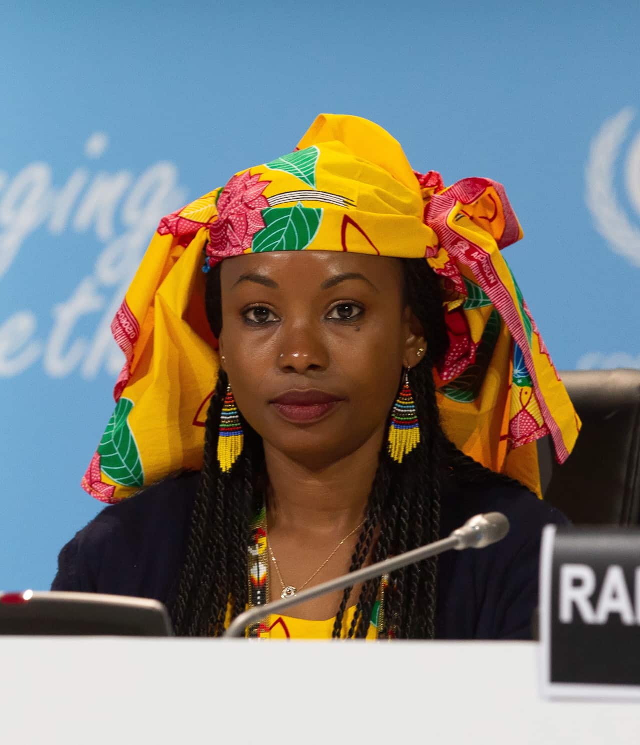 Environmental activist Hindou Oumarou Ibrahim said that climate change could not be tackled without prioritising economic equality.
