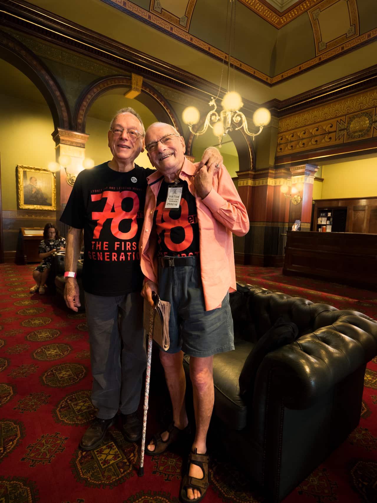 Peter and Bon are proud 78ers.