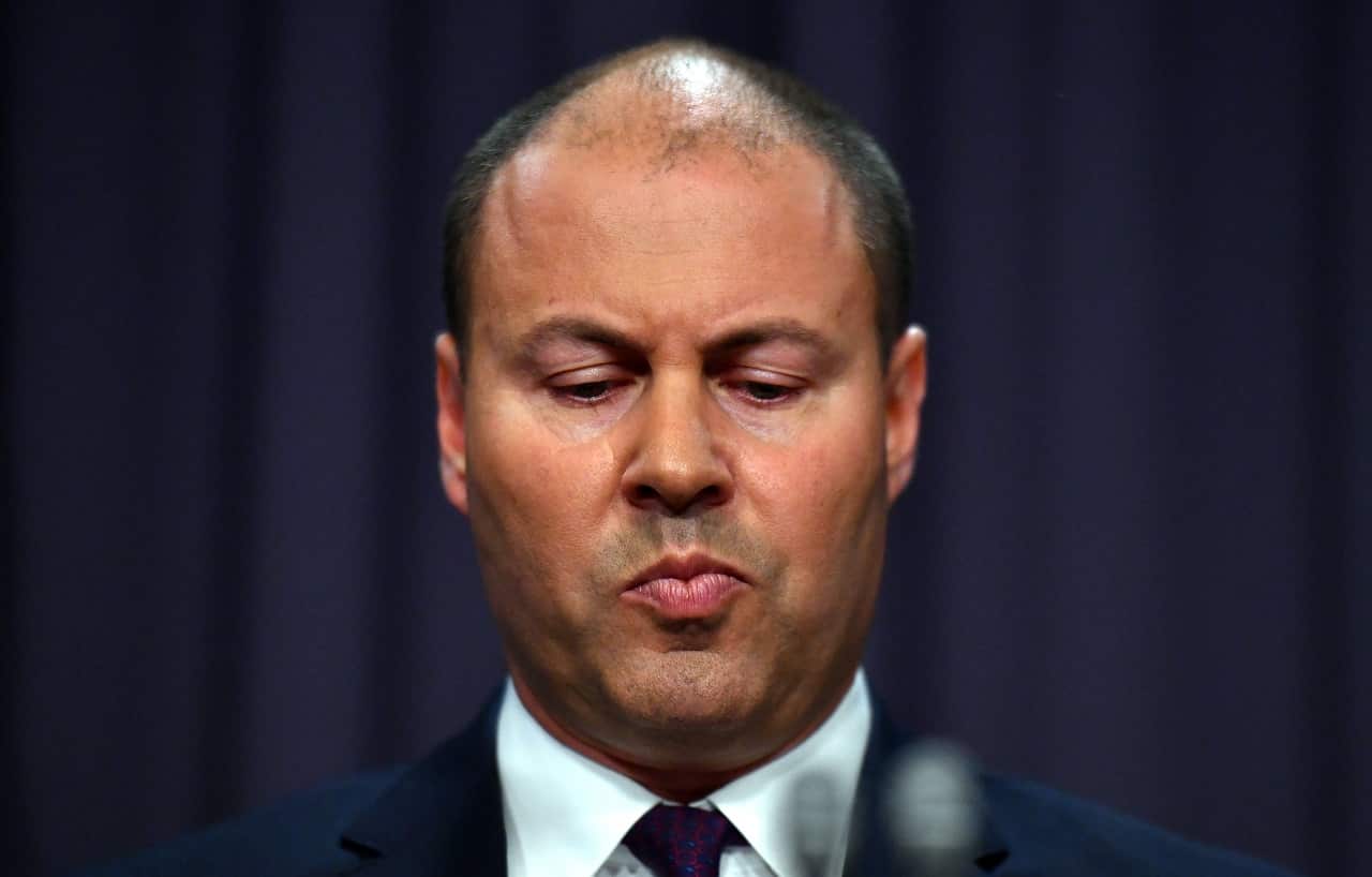 Treasurer Josh Frydenberg on Monday.