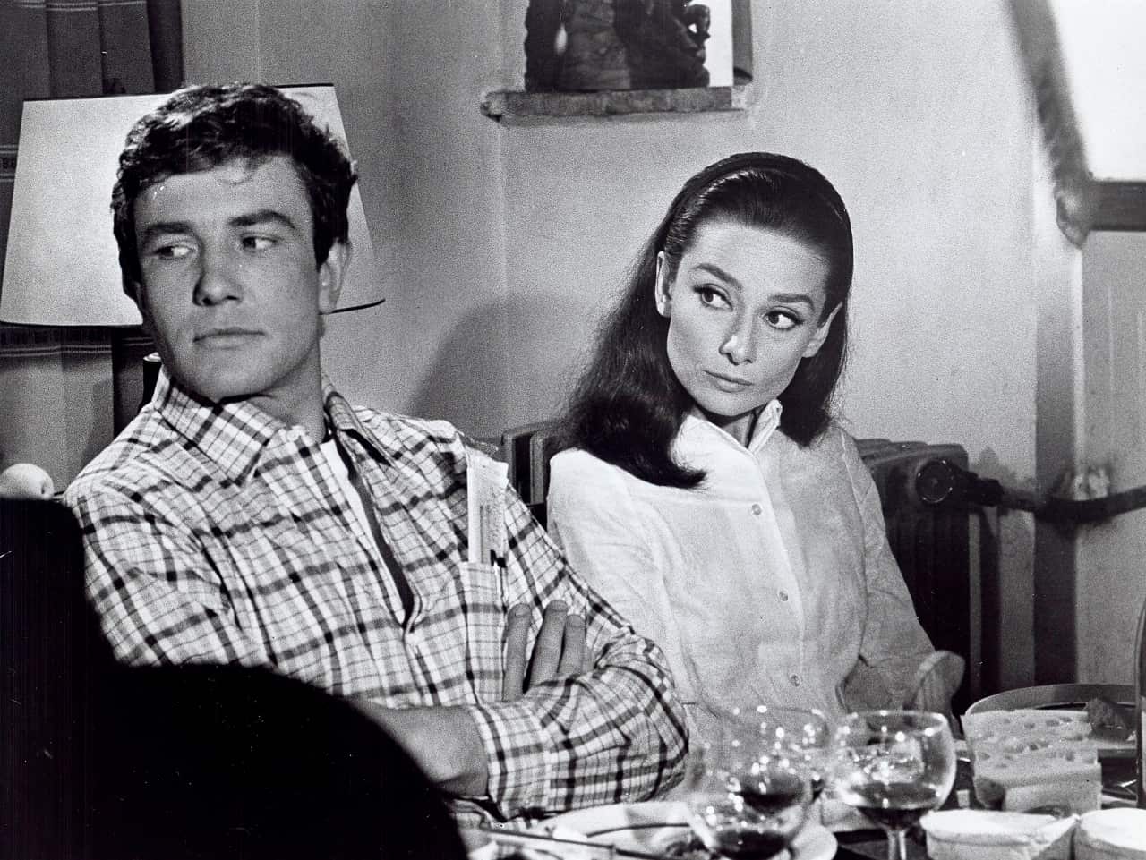 Albert Finney and Audrey Hepburn in Two for the Road 1967 