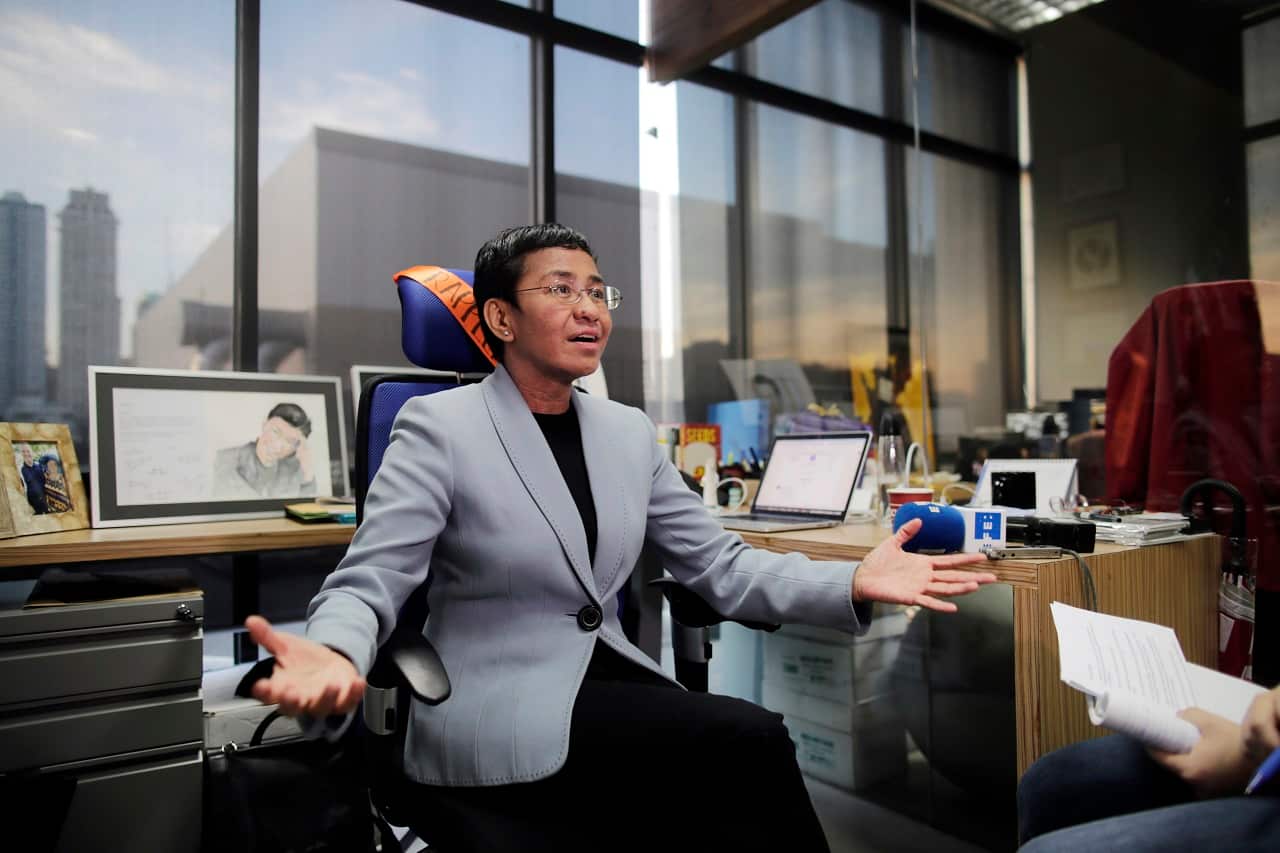 Maria Ressa was been arrested twice in a five-week period this year.