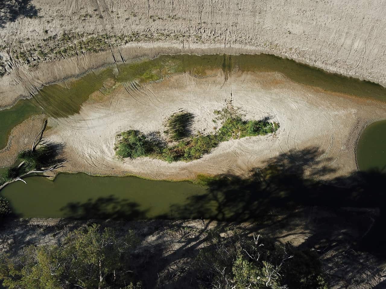 The Darling River near Menindee.