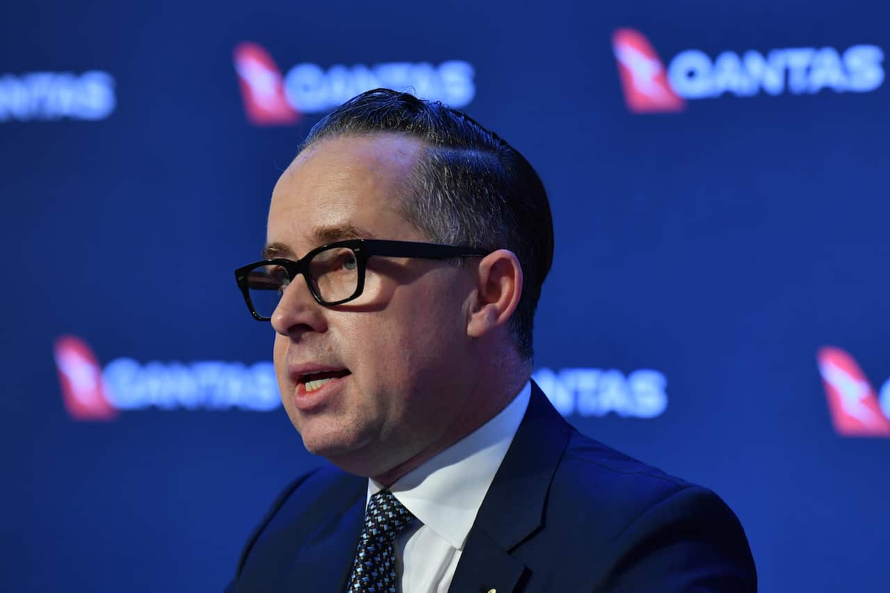 Qantas Chief Executive Officer Alan Joyce.
