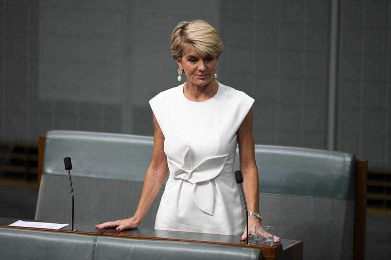 Former Australian Foreign Minister Julie Bishop makes statement to the House of Representatives announcing her resignation from Parliament. 