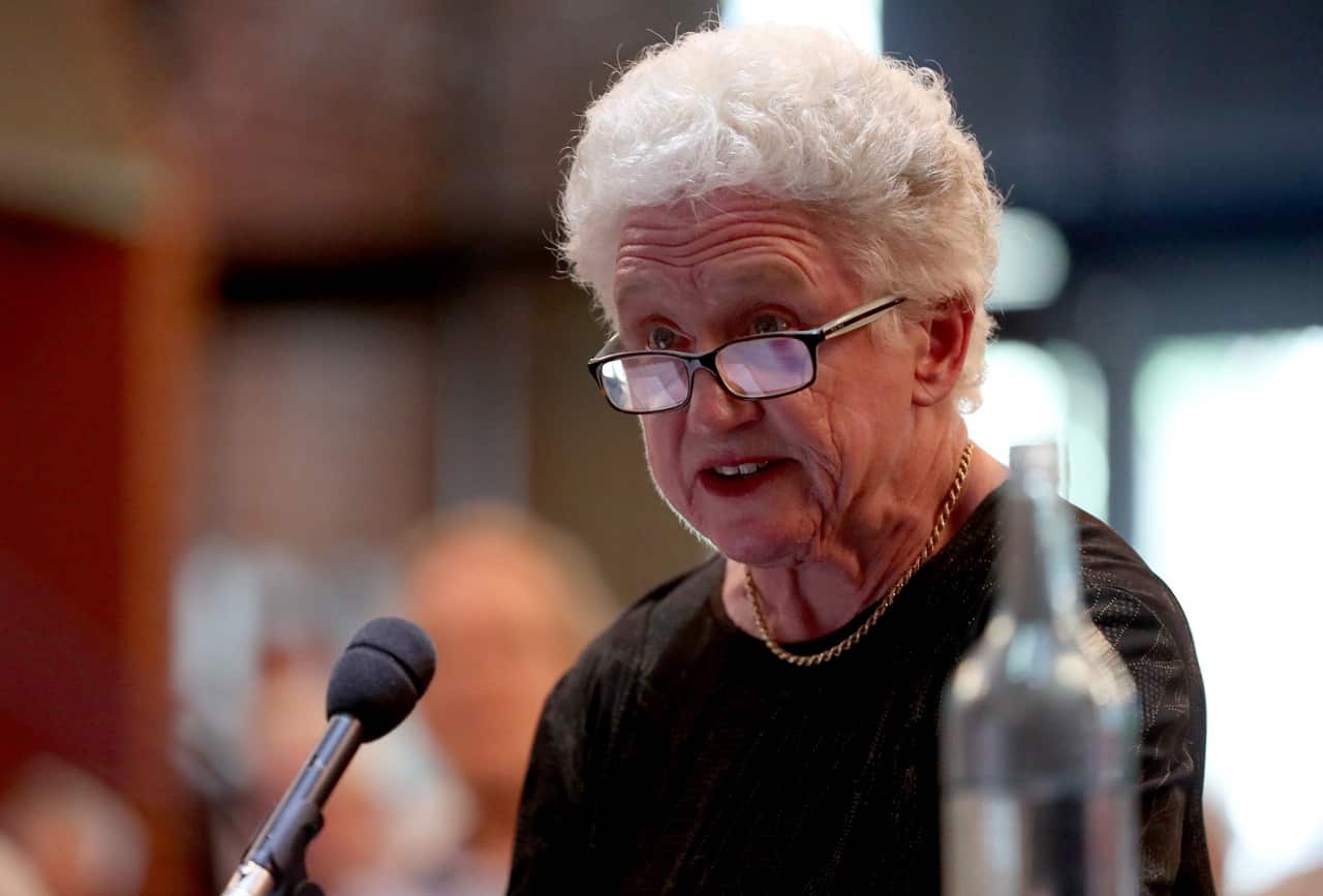 Self funded retiree Mary Starck speaks an inquiry into the implications of removing refundable franking credits.