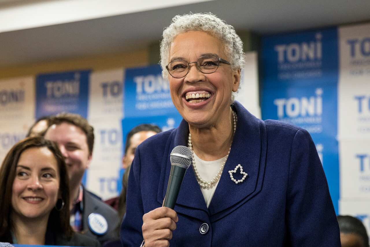 Toni Preckwinkle.
