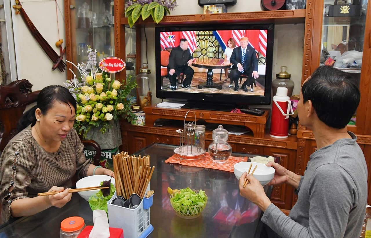 Trump and Kim met on Thursday.