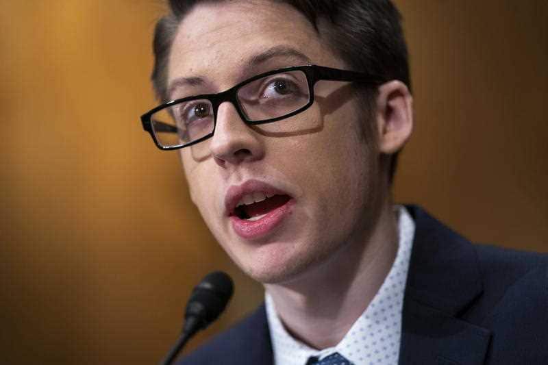 Ethan Lindenberger, an 18-year-old who was vaccinated against his mother's wishes, testifies before the Senate Health, Education, Labor and Pensions Committee.