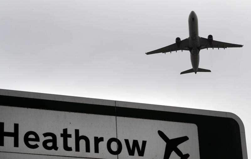 Police responded to reports of suspicious packages at numerous locations, including Heathrow airport.