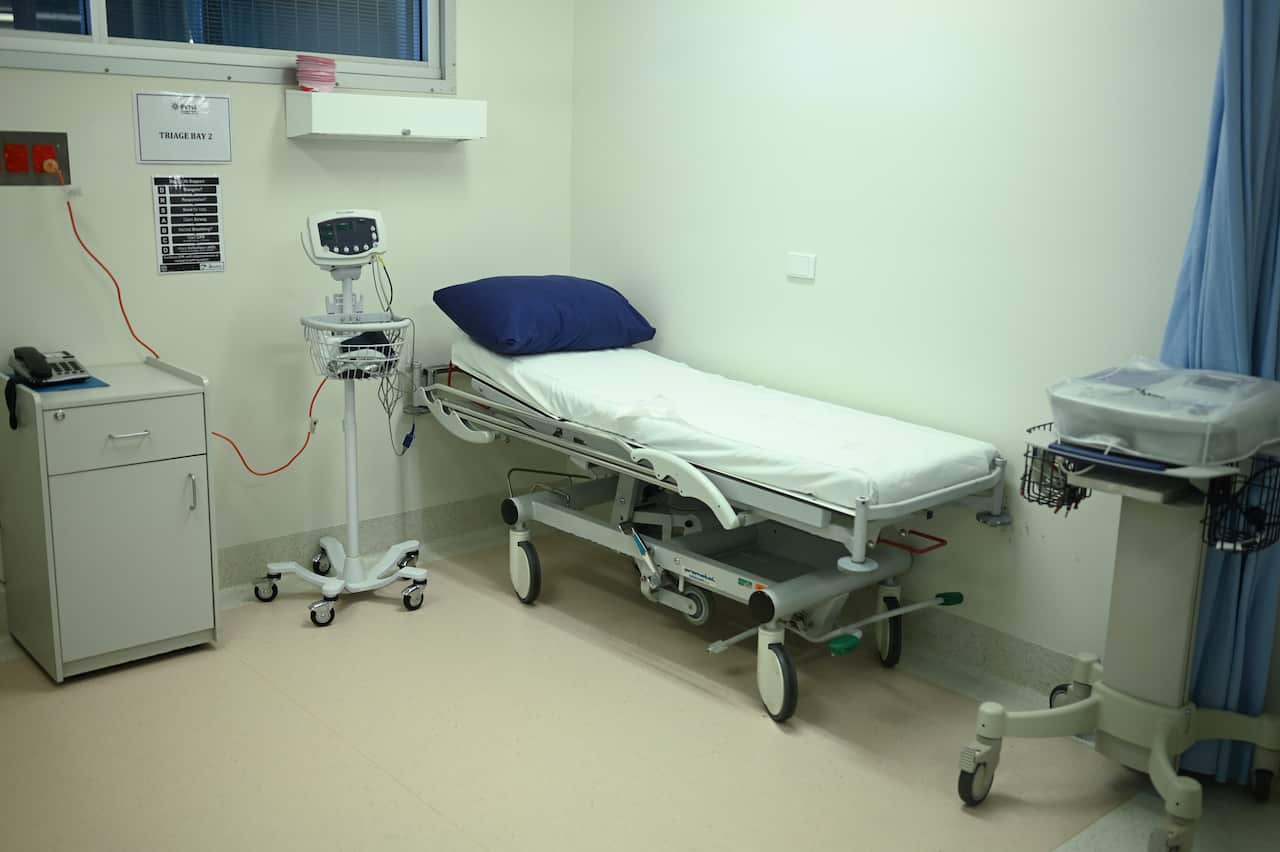 The medical facility at the North West Point Detention Centre on Christmas Island.