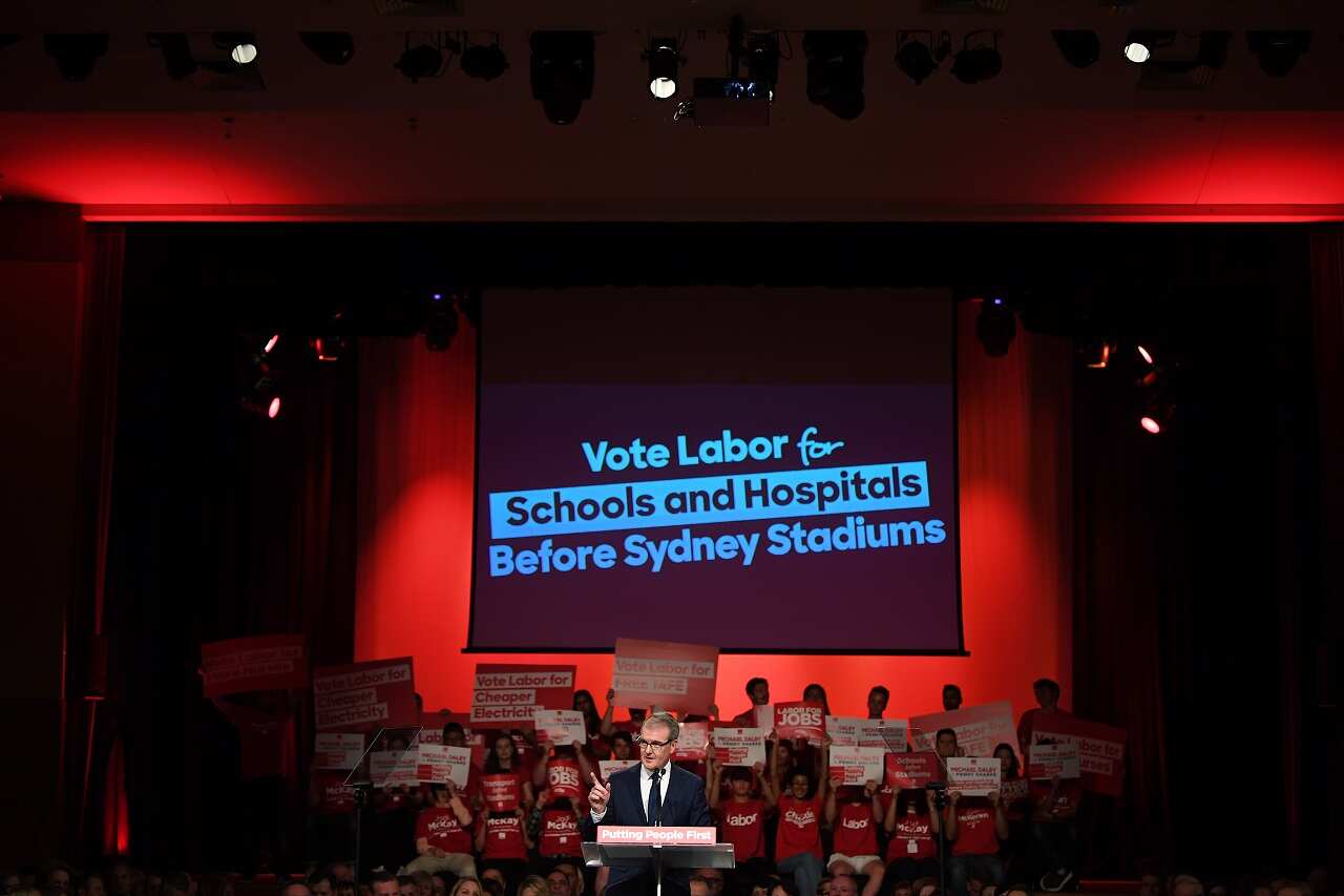 The NSW State Labor Party election campaign launch in Revesby.