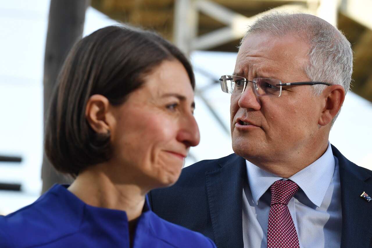 Scott Morrisonand Gladys Berejiklian this week.