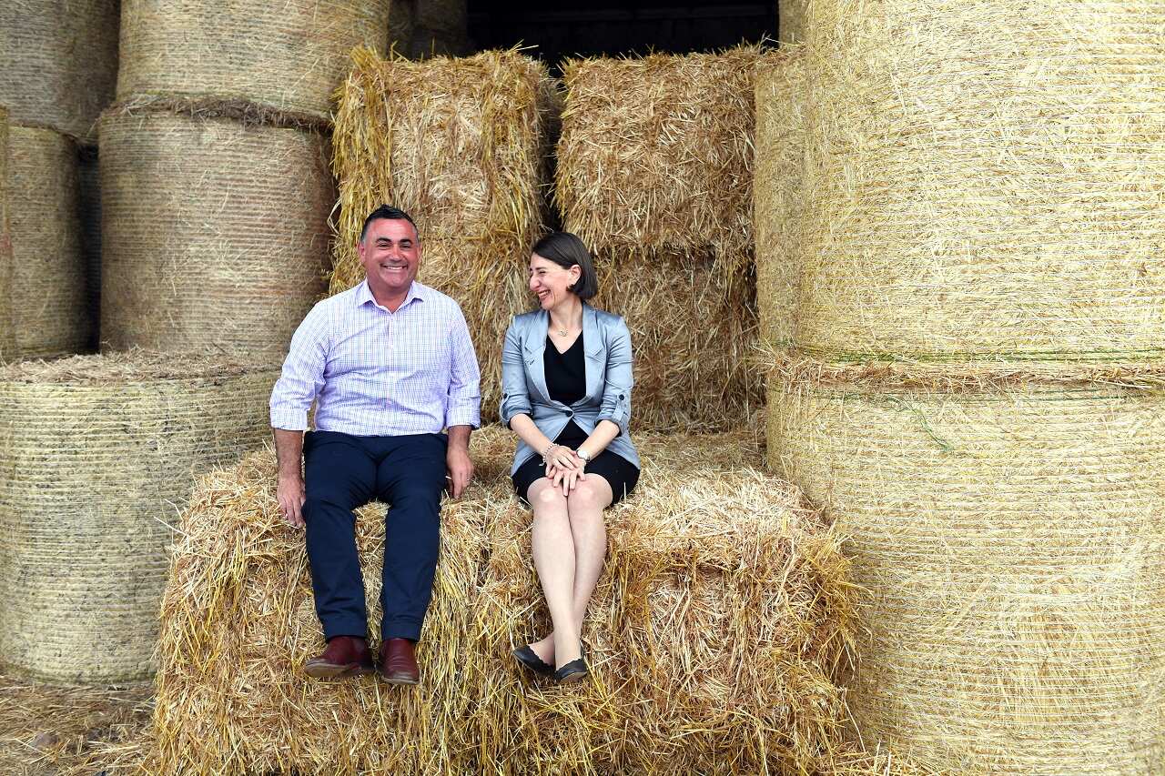 Premier Gladys Berejiklian and Deputy Premier John Barilaro visit Lismore.