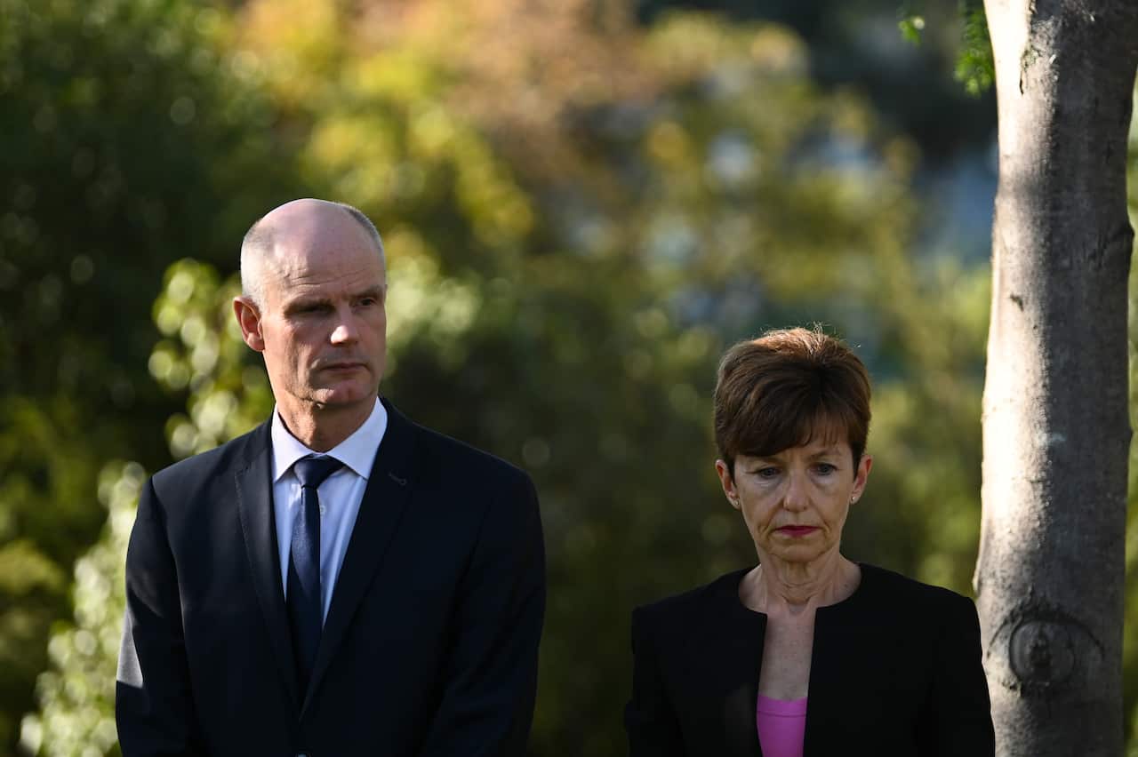 Dutch Minister of Foreign Affairs Stef Blok and Chief of Protocol Lyndal Sachs