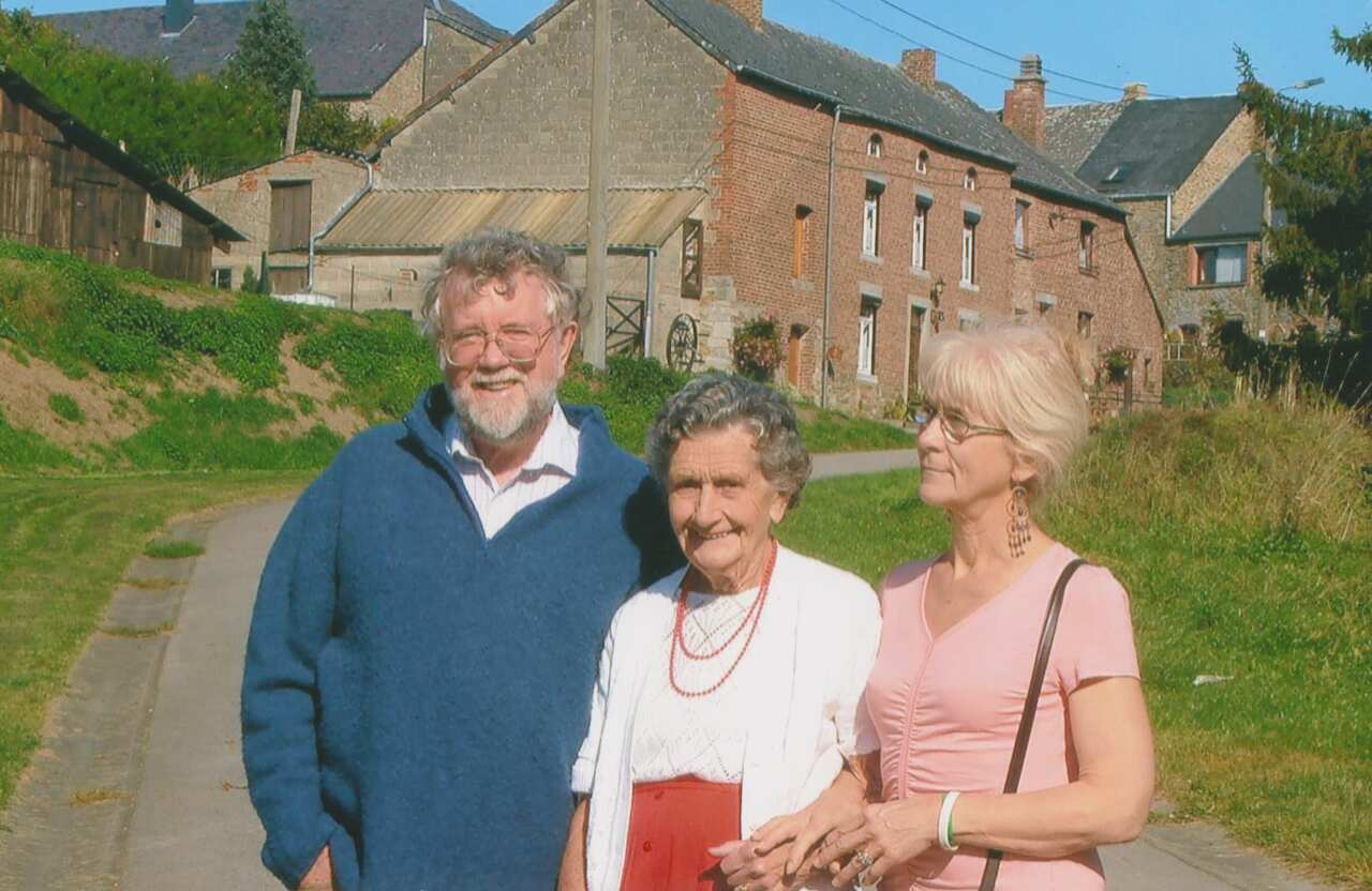 Jo Cameron (right) with her husband Jim and her mother. Mrs Cameron, 71, can feel virtually no pain due to a mutation in the previously-unidentified FAAH gene. 