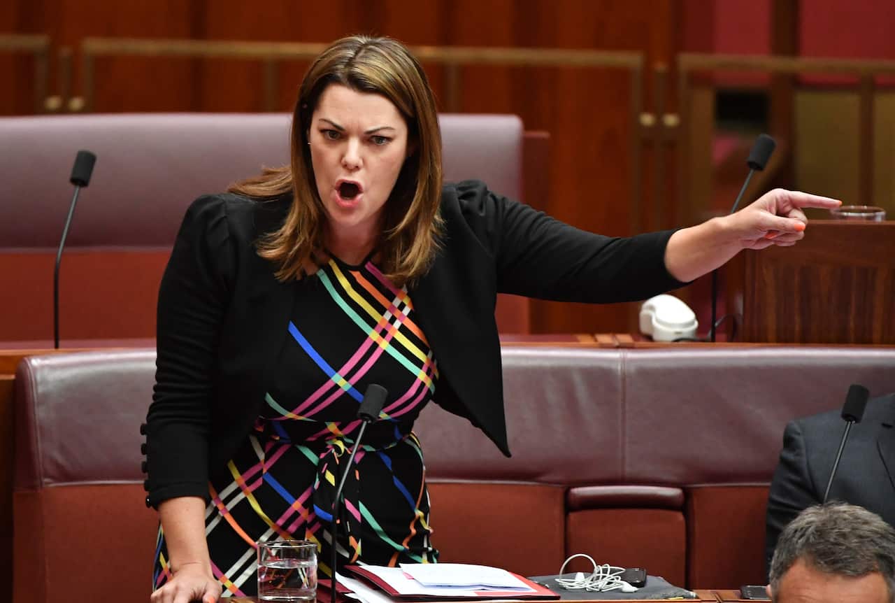 Greens Senator Sarah Hanson-Young.