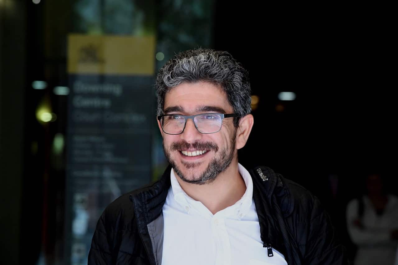 Renas Lelikan leaves court in Sydney in April.