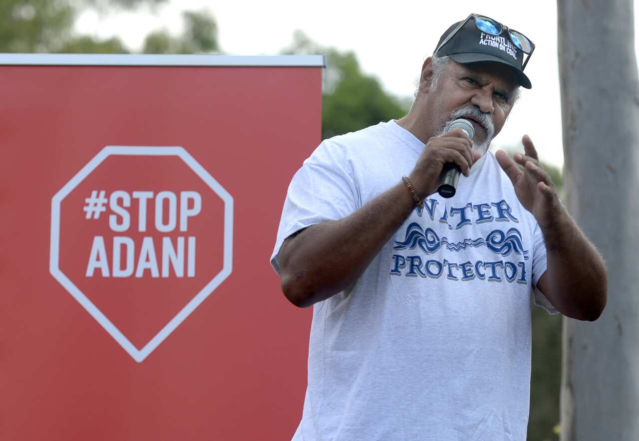 Traditional landowner Adrian Burrabugga.