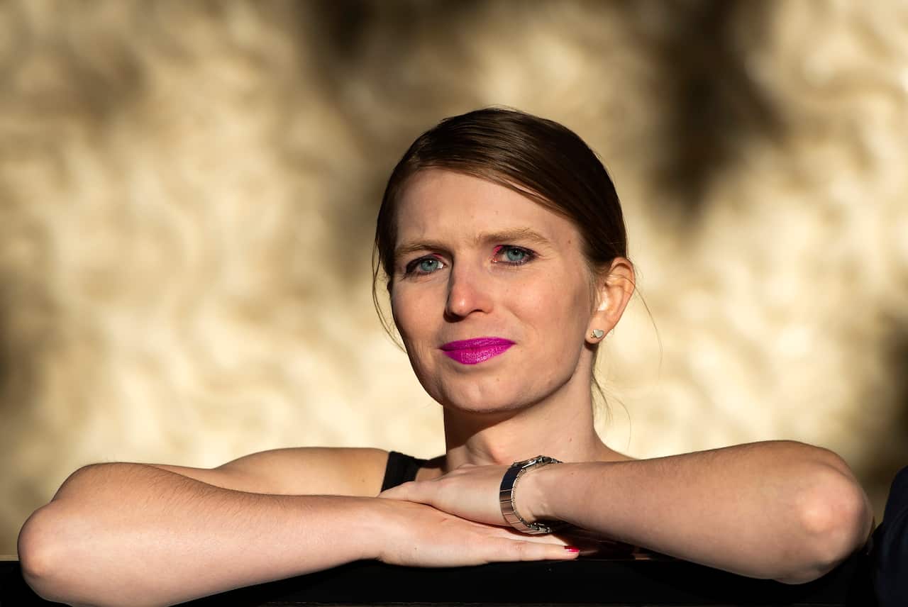 US whistleblower Chelsea Manning.