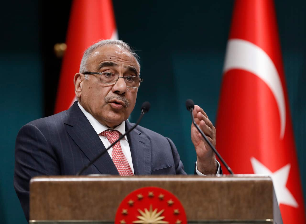 Iraqi Prime Minister Adel Abdul-Mahdi.
