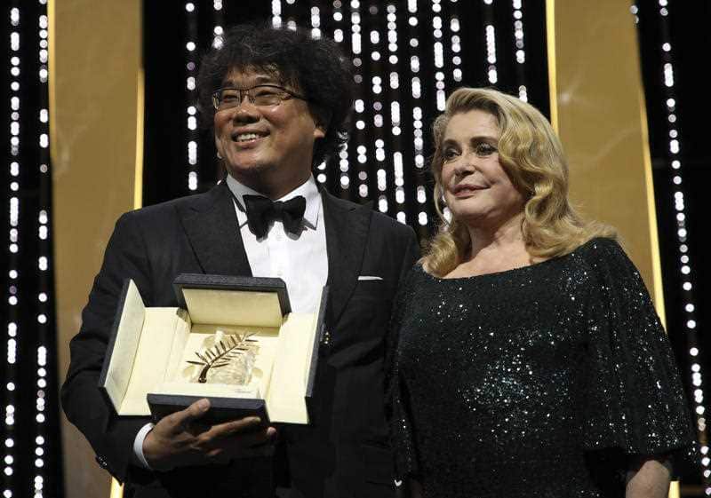 Director Bong Joon-ho and actress Catherine Deneuve 