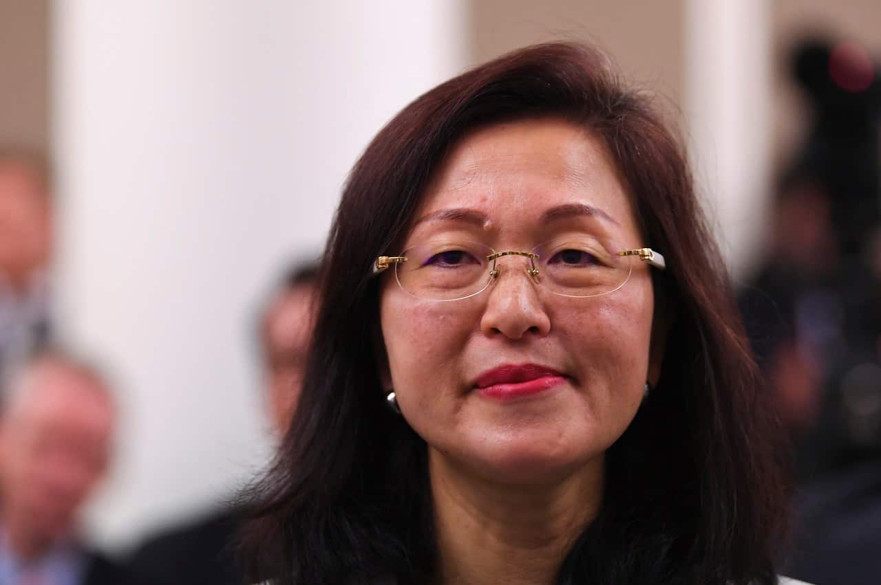 Gladys Liu at Parliament House in Canberra.