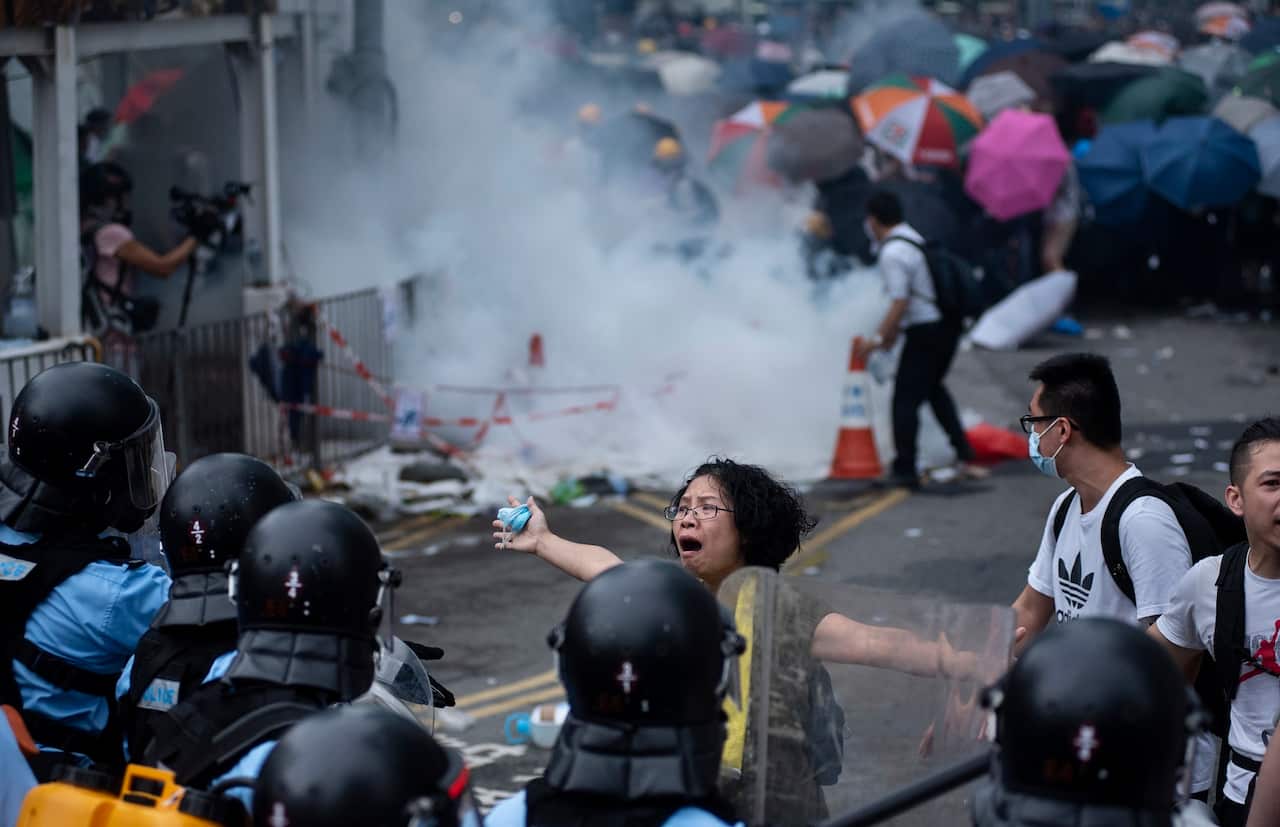 Hong Kong protester