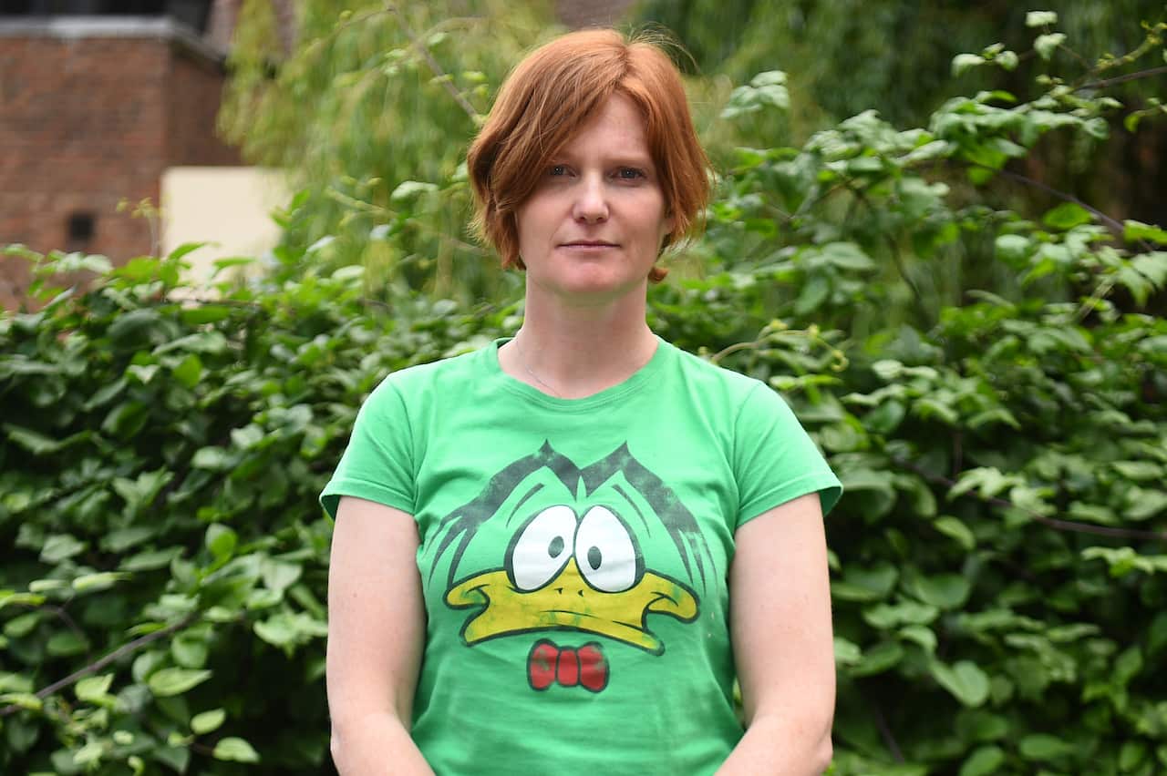 Greenpeace activist Janet Barker, who was manhandled by Foreign Office minister Mark Field.