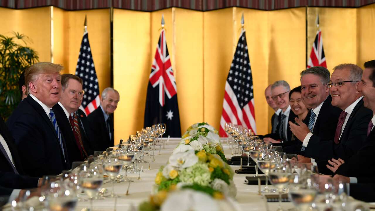 Mr Trump and Mr Morrison