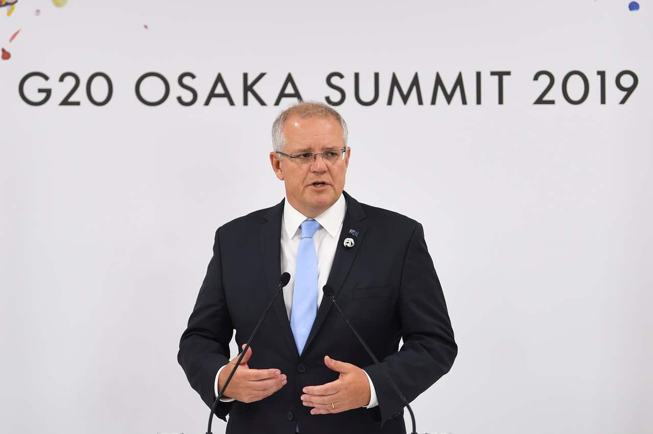 Scott Morrison at the G20.