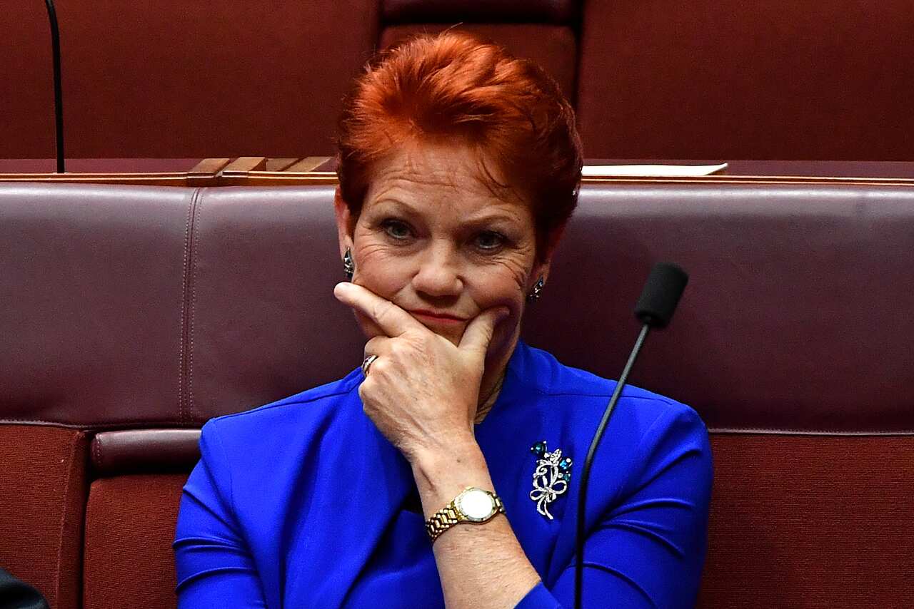 One Nation Senator Pauline Hanson called for 'anti-white racism' examples on Twitter.