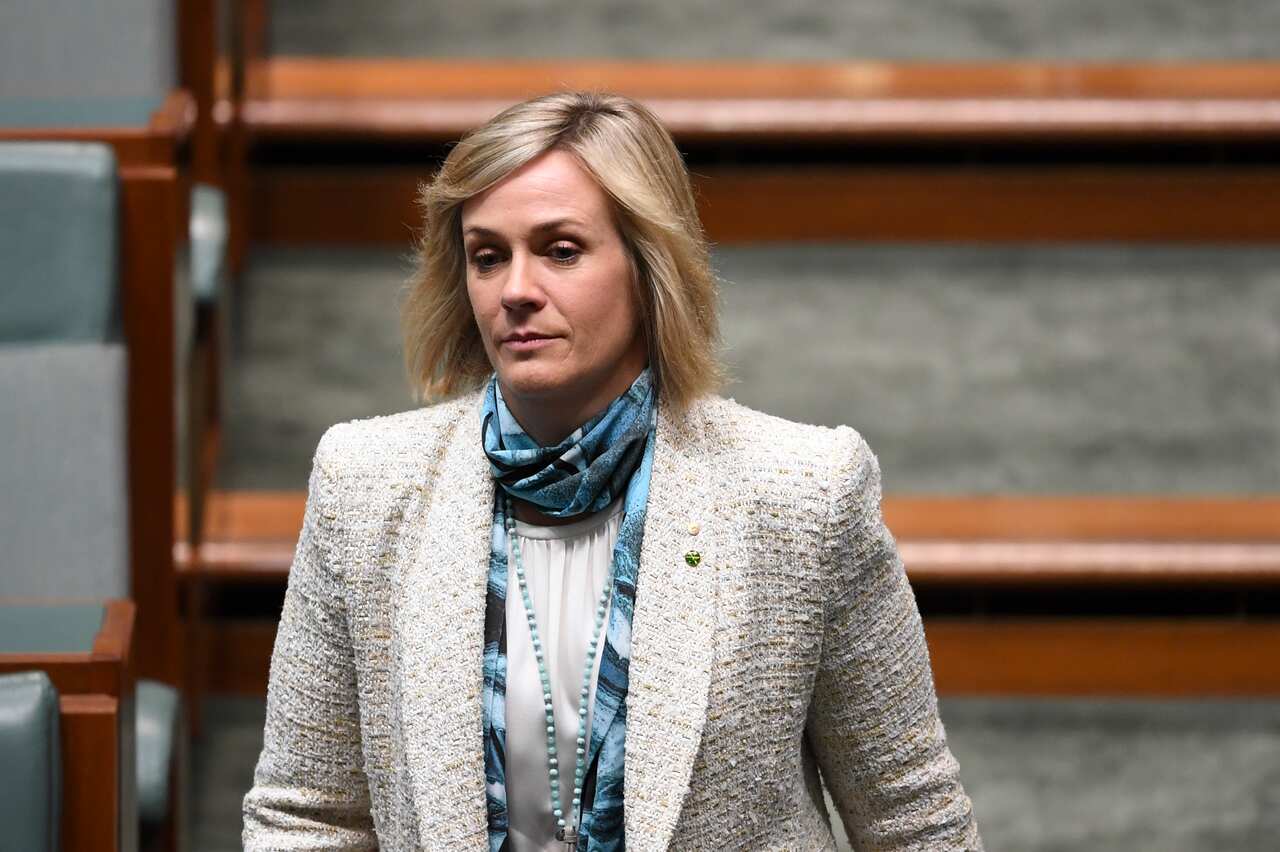 Crossbench MP Zali Steggall in Parliament.