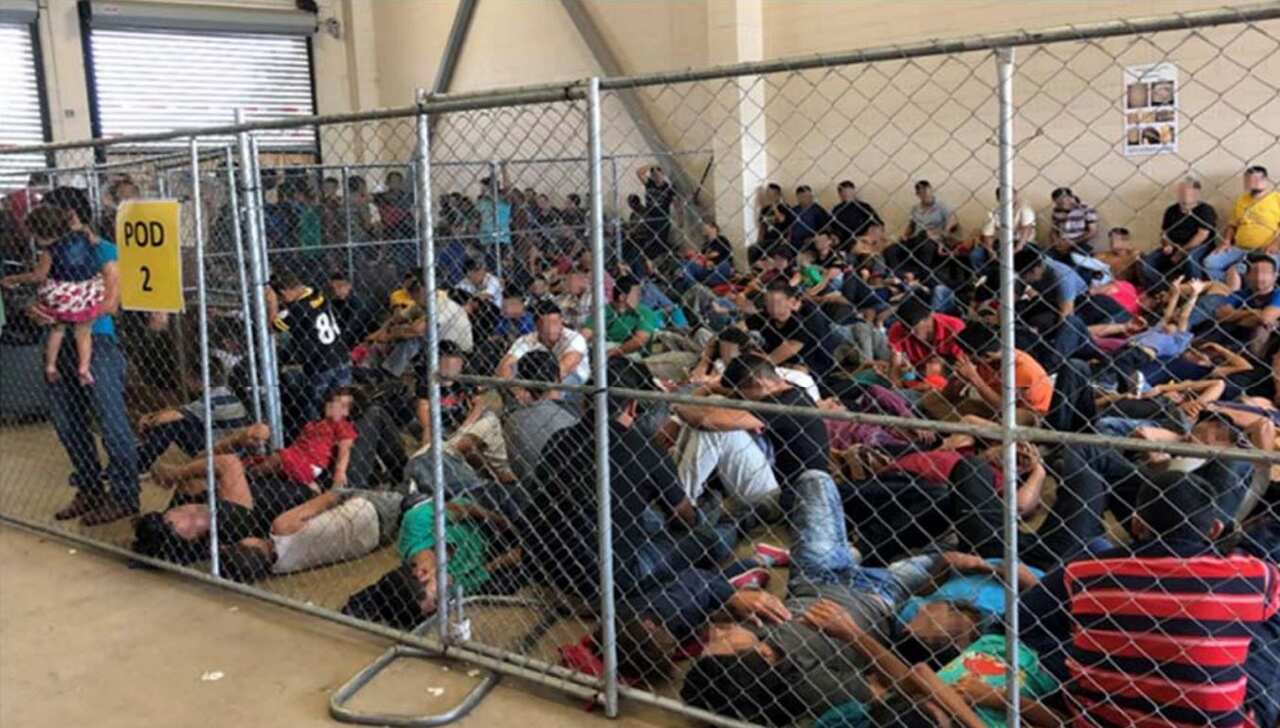Overcrowding at a detention facility in the Rio Grande Valley in Southern Texas.