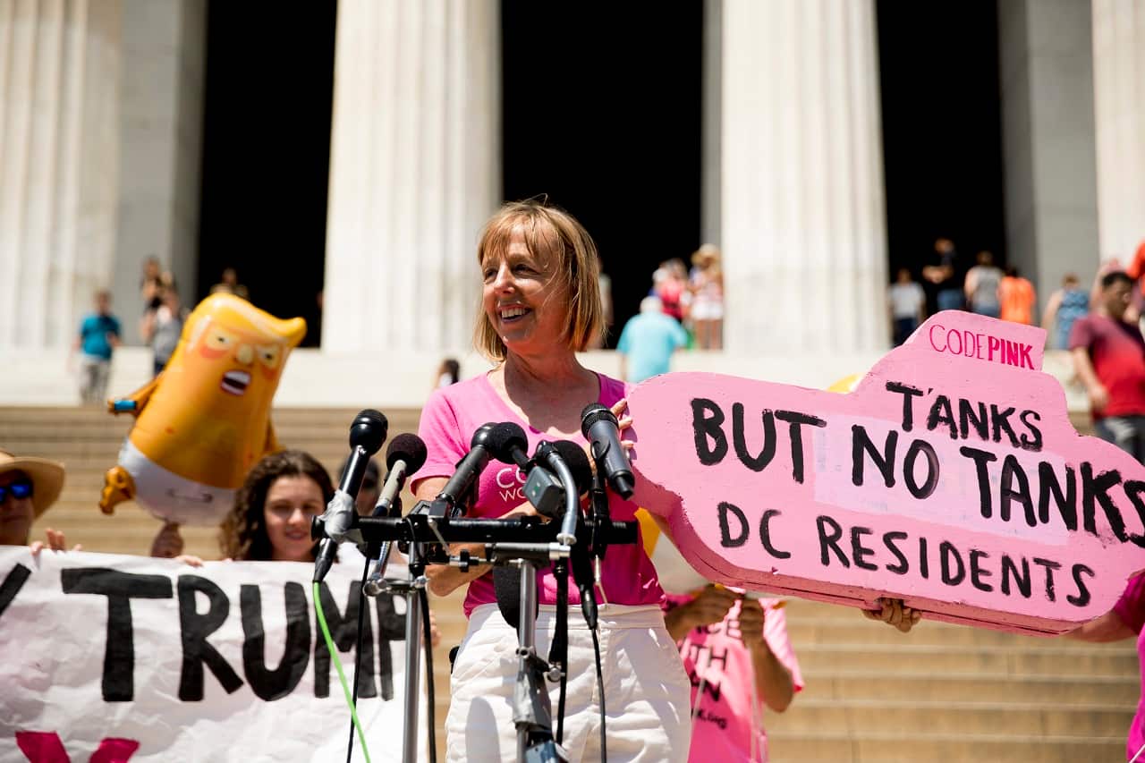 Protesters in Washington DC.
