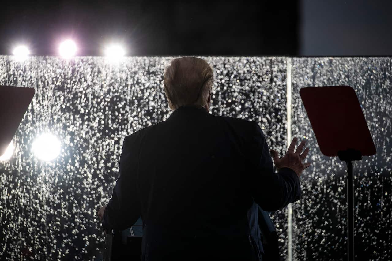 U.S. President Donald Trump participates during the Fourth of July Celebration 'Salute to America' event in Washington, DC, USA on Thursday, July 4, 2019.