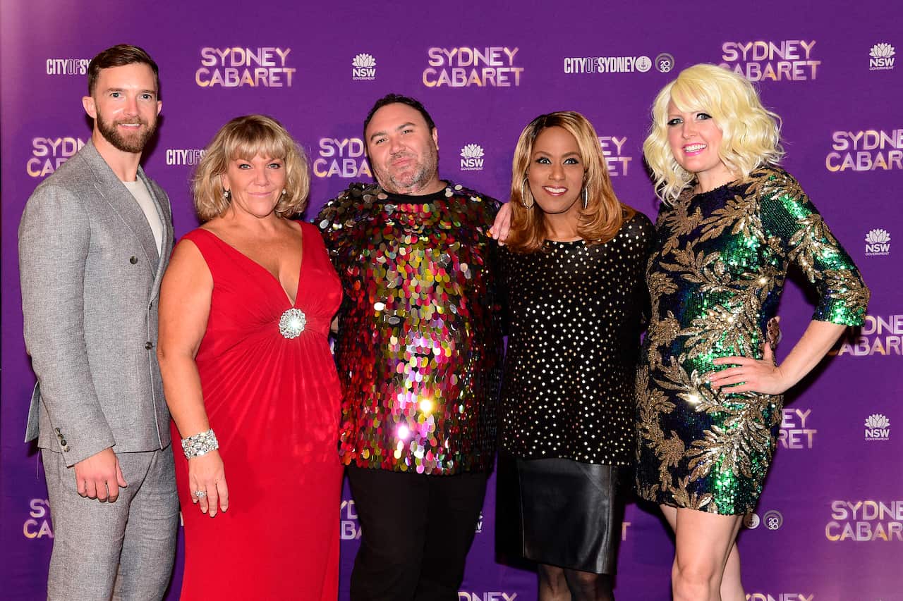 (From left) Australian actor Tim Draxl, musical artist Alison Jiear, director Trevor Ashley, singer Jennifer Holliday and American performer Natalie Joy Johnson
