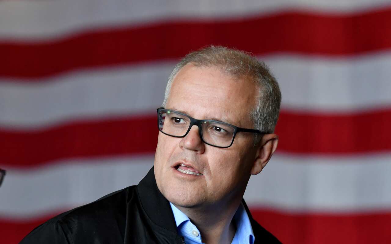 PM Scott Morrison yesterday told US military personnel "Australia and the United States see the world through the same eyes".