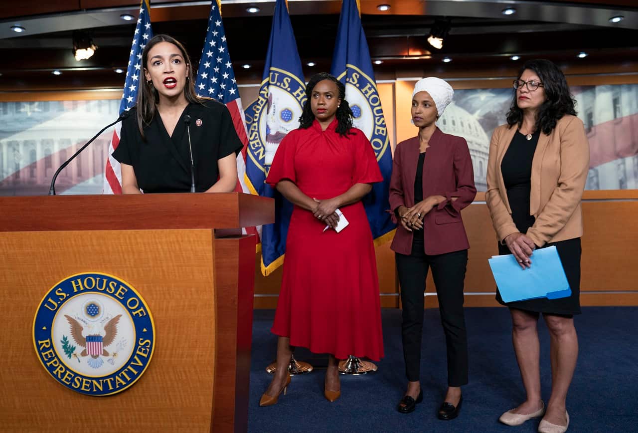 The congresswomen hit back at Trump.