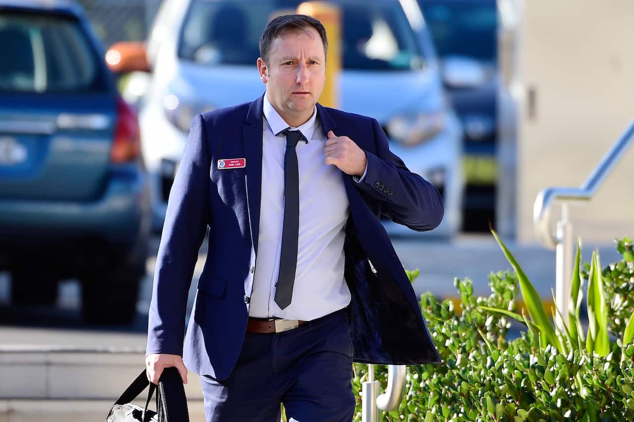 NSW Police Detective Inspector Karl Leis, the officer in charge of the investigation into Callum Brosnan's death at Knockout Games of Destiny in December 2018. 