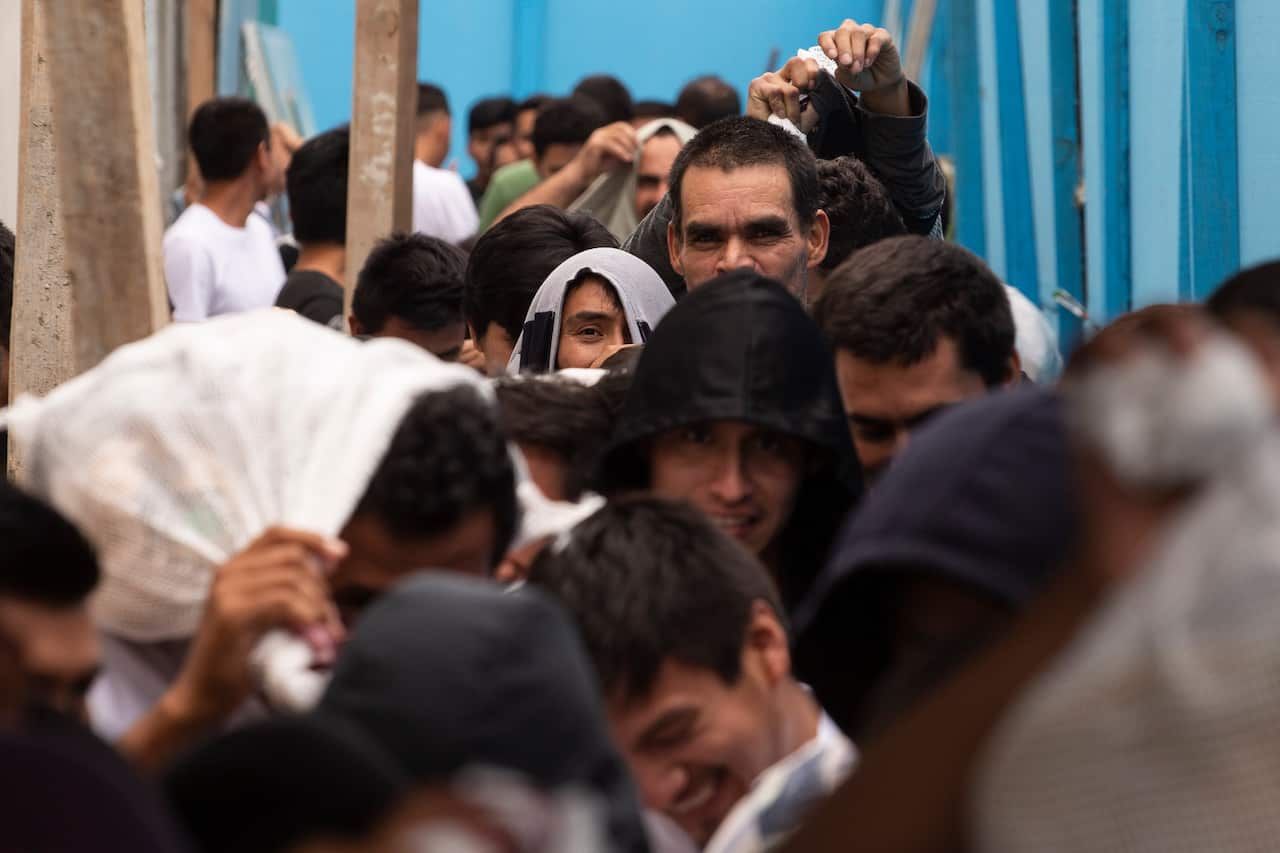 Guatemalan, who were deported from the United States, leave the Air Force Base after arriving in Guatemala City, Tuesday, July 16, 2019.