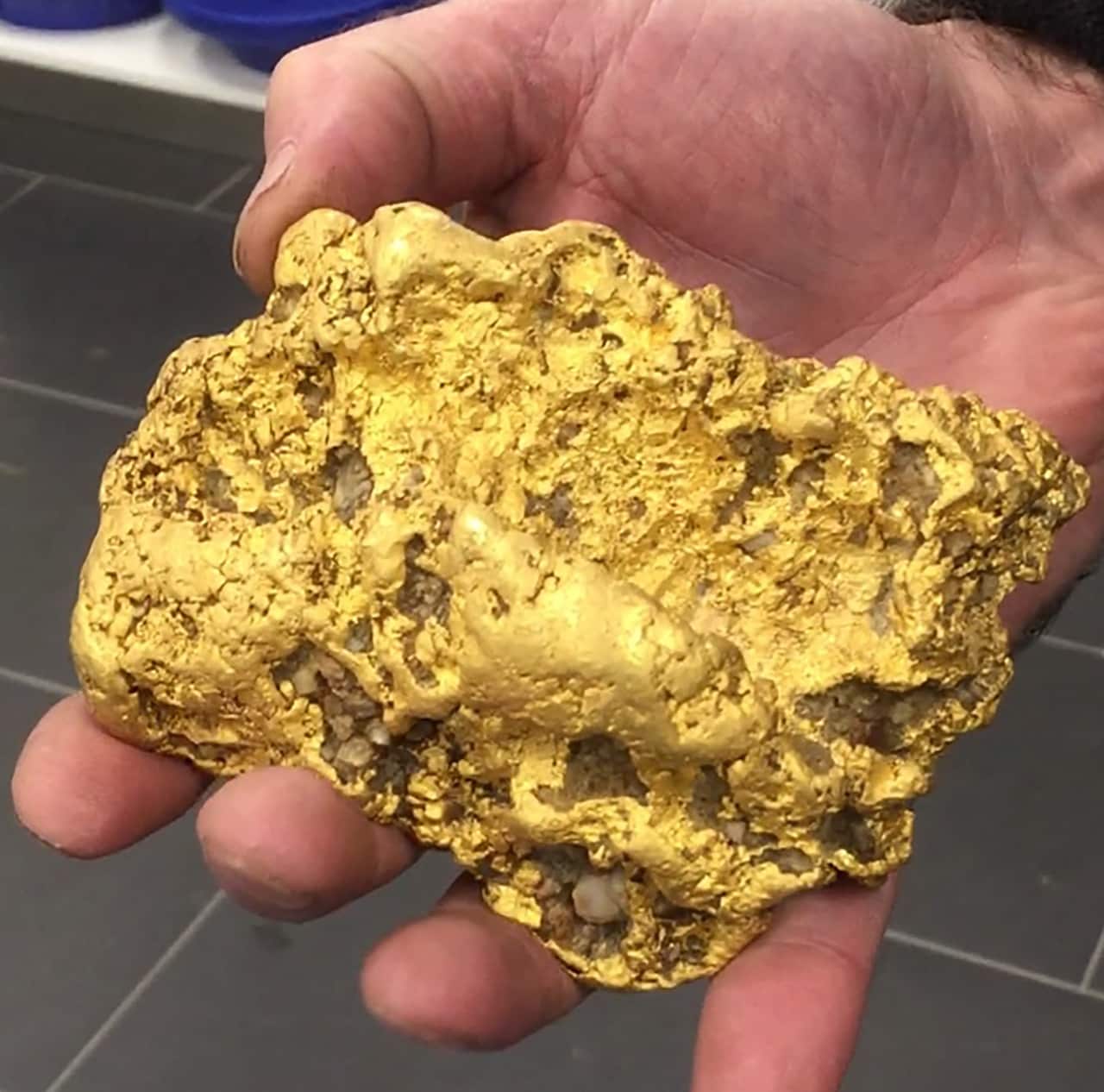 The nugget  was found on the outskirts of Ballarat.