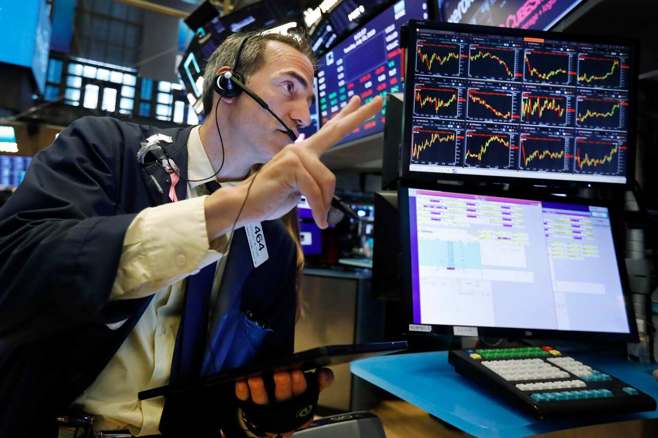 US stocks moved broadly lower in early trading on Wall Street Tuesday as President Donald Trump ramped up criticism of China.
