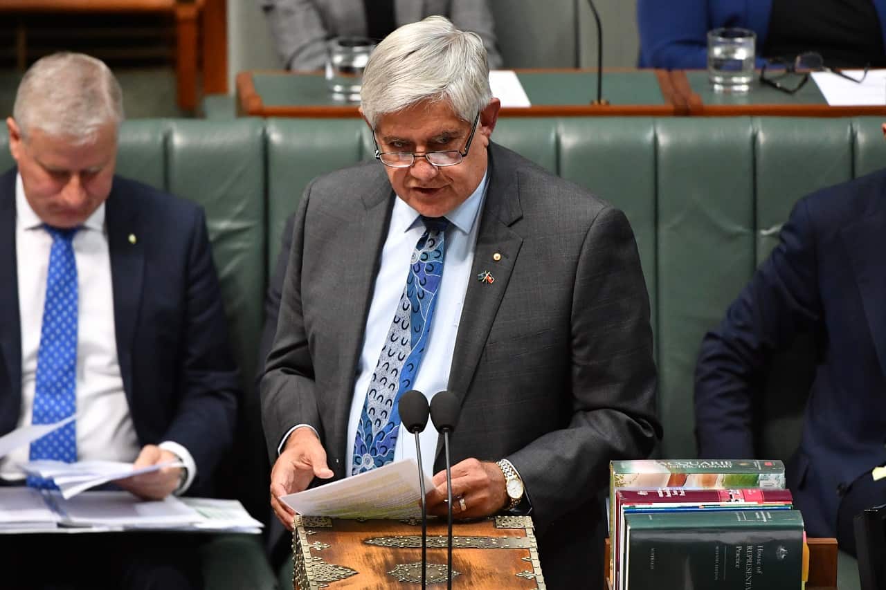 Minister for Indigenous Australians Ken Wyatt during Question Time this week.