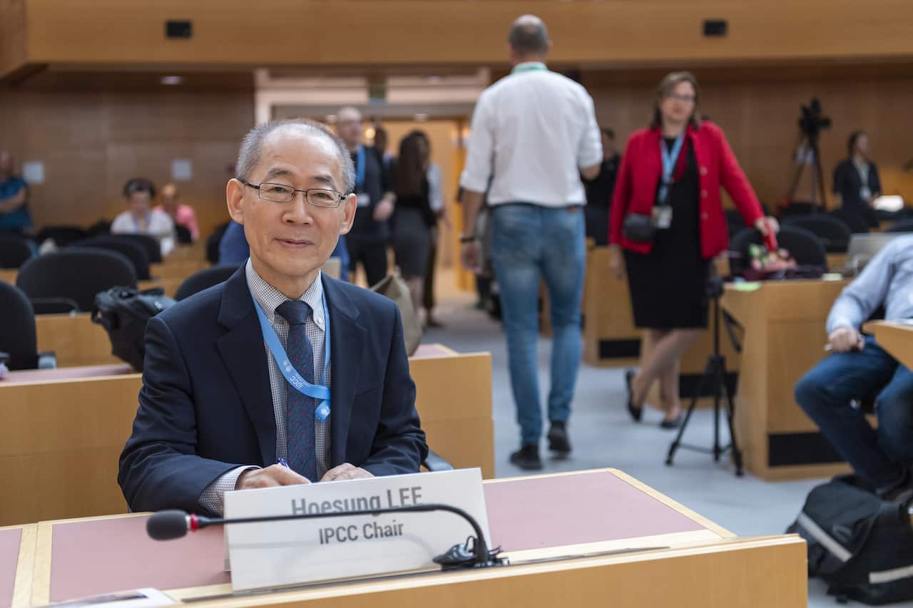 Hoesung Lee, chair of the United Nations Intergovernmental Panel on Climate Change.